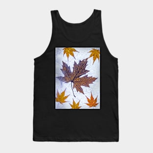 Acer Leaves in Ice Tank Top